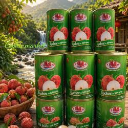 Hạ Long vải lon đóng hộp 560GR
