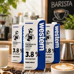 Sữa nguyên chất Western fat 3,8%
