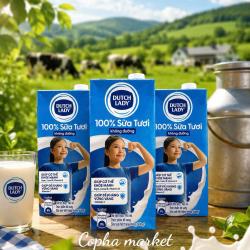 Sữa tươi Dutch Lady không đường 1L 
