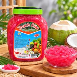 Thạch dừa hương trái cây Dâu Đại Long 