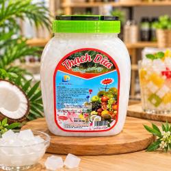 Thạch dừa hương trái cây Trắng Đại Long